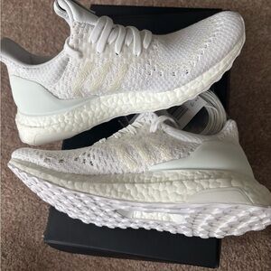 Adidas White Knit Sneakers